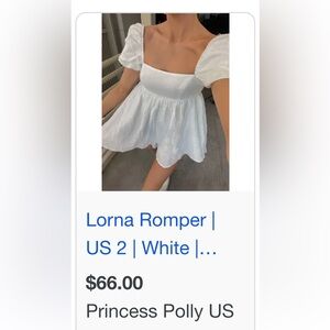 Princess Polly romper